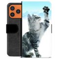Étui Portefeuille Premium iPhone 17 Pro Max - Chat