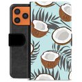 Étui Portefeuille Premium iPhone 17 Pro Max - Noix de Coco