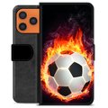 Étui Portefeuille Premium iPhone 17 Pro Max - Ballon Enflammé