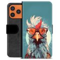 Étui Portefeuille Premium iPhone 17 Pro Max - Poule