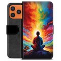 Étui Portefeuille Premium iPhone 17 Pro Max - Méditation
