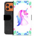 Étui Portefeuille Premium iPhone 17 Pro Max - Licorne