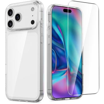 Coque iPhone 17 Pro Max en TPU avec Protecteur d’Écran - 9H - Saii 2-en-1