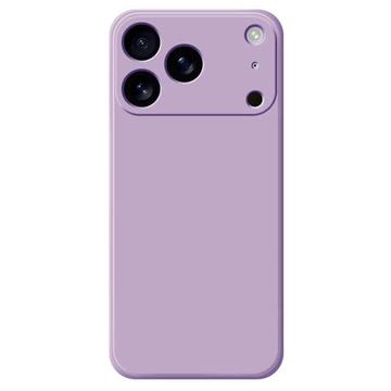 Coque iPhone 17 Pro Max en silicone antichoc - Violete