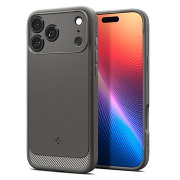 Coque iPhone 17 Pro Max en TPU Spigen Rugged Armor Mag - Grise
