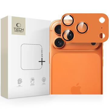 Protection de l\'objectif de l\'appareil photo de l\'iPhone 17 Pro Max Tech-Protect Camfull Fit+ - Orange cosmique