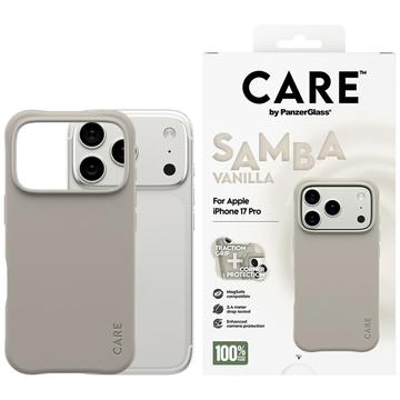 Coque iPhone 17 Pro PanzerGlass Care Fashionable Samba - Compatible MagSafe - Vanille