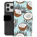 Étui Portefeuille Premium iPhone 17 Pro - Noix de Coco