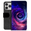 Étui Portefeuille Premium iPhone 17 Pro - Galaxie