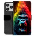 Étui Portefeuille Premium iPhone 17 Pro - Gorille