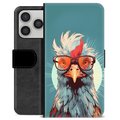 Étui Portefeuille Premium iPhone 17 Pro - Poule