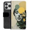 Étui Portefeuille Premium iPhone 17 Pro - Ambiance Vintage