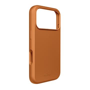 Coque iPhone 17 Pro en Silicone Puro Icon Mag Pro - Orange