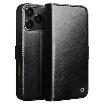 Etui Portefeuille iPhone 17 Pro en Cuir Qialino Classic