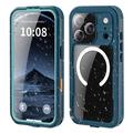 Étui magnétique étanche IP68 iPhone 17 Pro Redpepper - Bleu