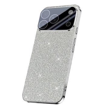Coque hybride iPhone 17 Pro Paillettes scintillantes - Argente