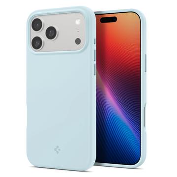 Coque iPhone 17 Pro Spigen Silicone Fit MagFit - Bleu Clair