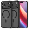 Coque iPhone 17 Pro Spigen Ultra Hybrid Mag - Noir givré