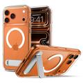 Coque MagSafe iPhone 17 Pro Spigen Ultra Hybrid S Mag avec béquille - Blanche / Claire