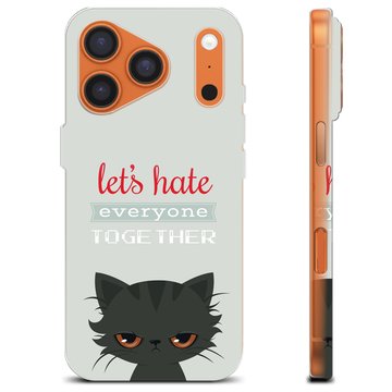 Coque iPhone 17 Pro en TPU - Chat en Colère