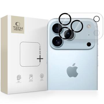 Protecteur de caméra en verre trempé iPhone 17 Pro Tech-Protect Cam Fit+ - Clair