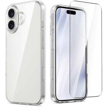 Coque iPhone 17 en TPU avec Protecteur d’Écran - 9H - Saii 2-en-1