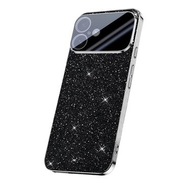 Coque hybride iPhone 17 Paillettes scintillantes - Noire