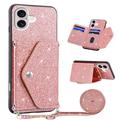 Coque avec Porte-Cartes iPhone 17 Stardust - Rose