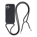 Coque en TPU iPhone 17 avec Lanière - Noire