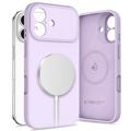 Coque iPhone 17 en silicone liquide Tech-Protect - Compatible MagSafe - Mauve