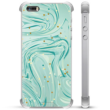 Coque Hybride iPhone 5/5S/SE - Menthe Verte