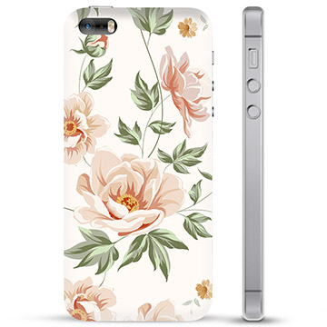 Coque iPhone 5/5S/SE en TPU - Motif Floral