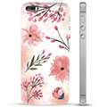 Coque Hybride iPhone 5/5S/SE - Fleurs Roses