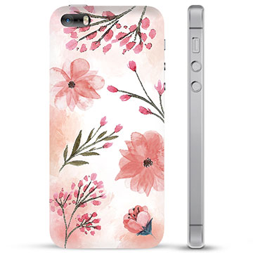 Coque Hybride iPhone 5/5S/SE - Fleurs Roses