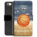 Étui Portefeuille Premium iPhone 5/5S/SE - Basket-ball