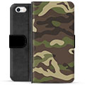Étui Portefeuille Premium iPhone 5/5S/SE - Camouflage