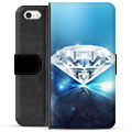 Étui Portefeuille Premium iPhone 5/5S/SE - Diamant