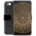 Étui Portefeuille Premium iPhone 5/5S/SE - Mandala