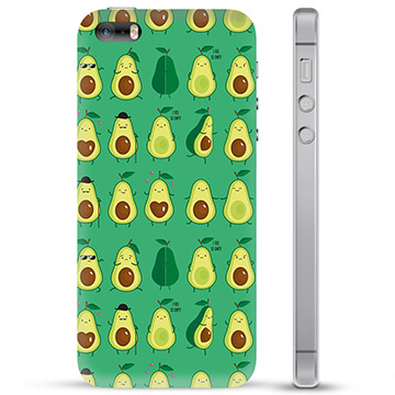 Coque iPhone 5/5S/SE en TPU - Avocado Pattern