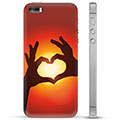Coque iPhone 5/5S/SE en TPU - Silhouette de Coeur