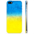 Coque iPhone 5/5S/SE en TPU Drapeau Ukraine - Bicolore