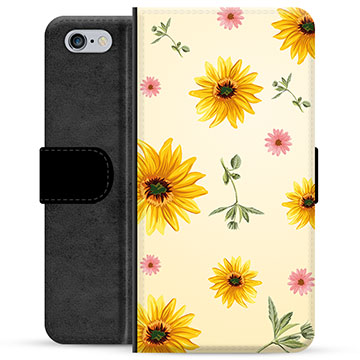 Étui Portefeuille Premium iPhone 6 / 6S - Tournesol