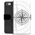 Étui Portefeuille Premium iPhone 6 / 6S - Boussole
