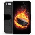 Étui Portefeuille Premium iPhone 6 Plus / 6S Plus - Hockey sur Glace