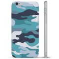 Coque iPhone 6 / 6S en TPU - Camouflage Bleu