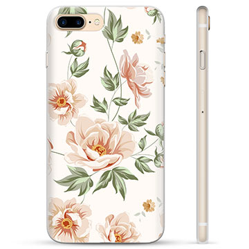 Coque iPhone 7 Plus / iPhone 8 Plus en TPU - Motif Floral