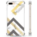 Coque Hybride iPhone 7 Plus / iPhone 8 Plus - Marbre Abstrait