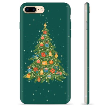 Coque iPhone 7 Plus / iPhone 8 Plus en TPU - Sapin de Noël