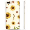 Coque iPhone 7 Plus / iPhone 8 Plus en TPU - Tournesol