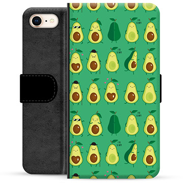 Étui Portefeuille Premium iPhone 7/8/SE (2020)/SE (2022) - Avocado Pattern